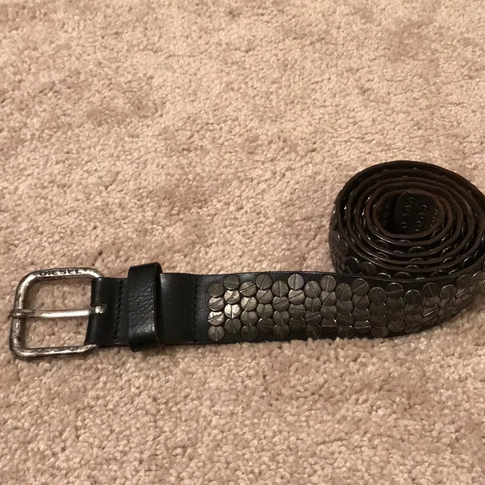 Men’s riveted Diesel belt 38 inch